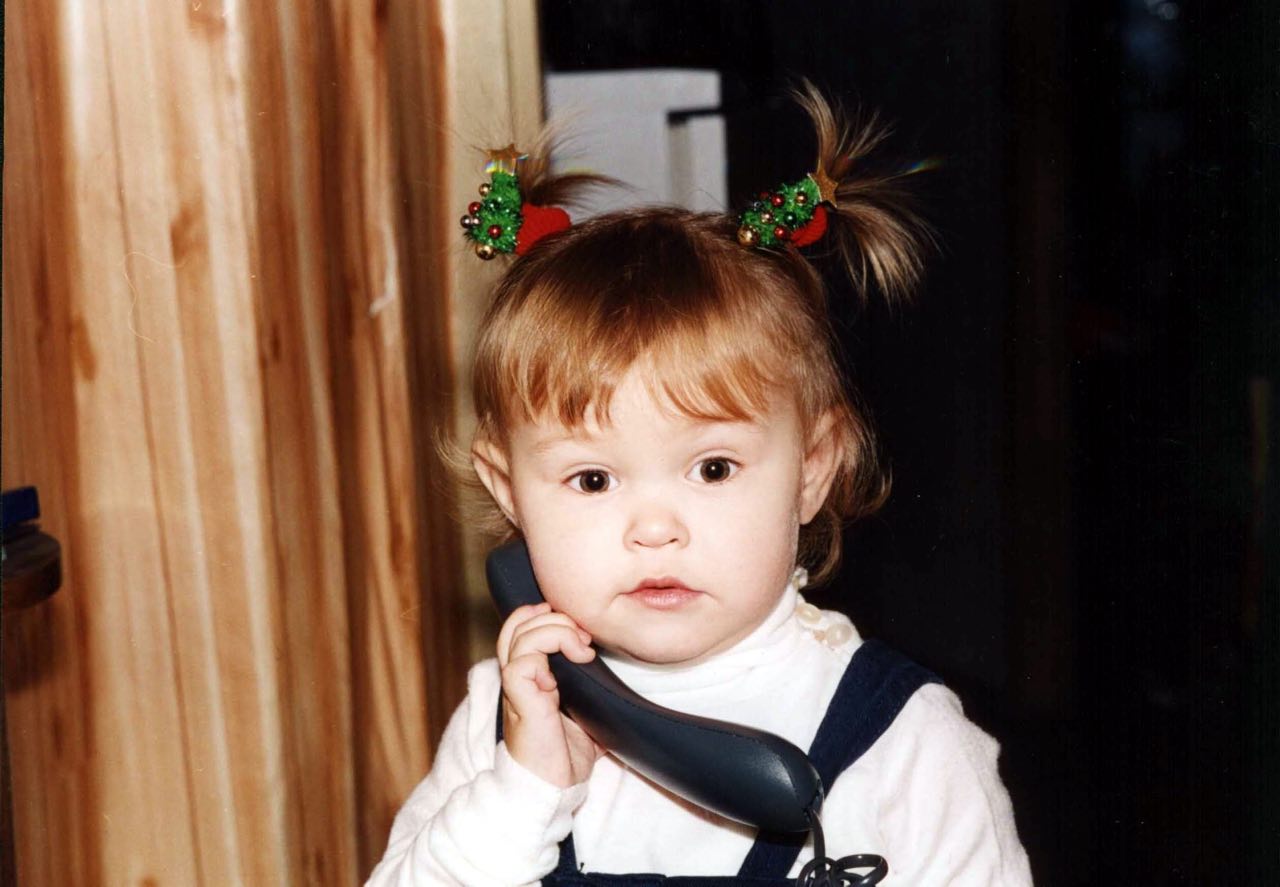 Детская фотография невесты